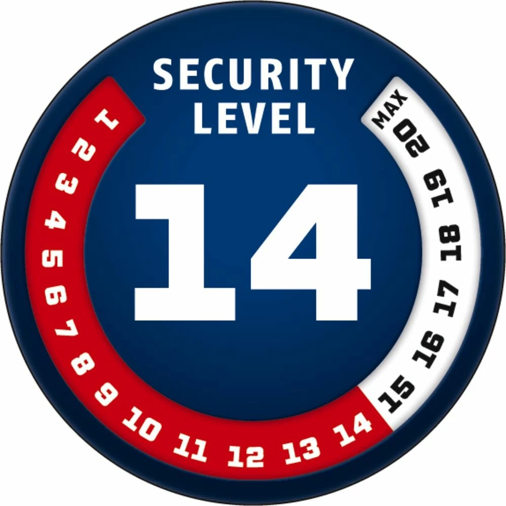 Abus GRANIT Skivebremselås 67 Power XS 67/105HB50 Red - Billede 6