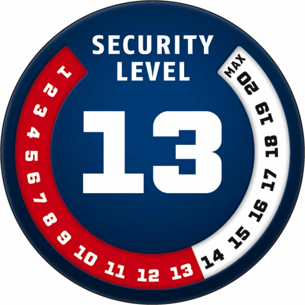 Abus Skivebremselås 7000 Detecto RS1 7000 RS1 Flame Black - Billede 6