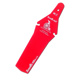 Bagskærm Sencillo Rød