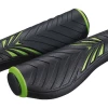 Bike Attitude Ergonomisk Kraton Cykelhåndtag Med Gel, Sort/grøn - 130 Mm