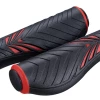 Bike Attitude Ergonomisk Kraton Cykelhåndtag Med Gel, Sort/rød - 130 Mm