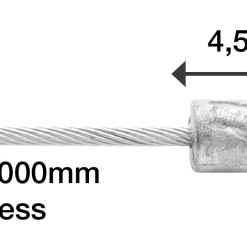 Elvedes Bremsekabel Til Splitter(EL2017161) Nedre 3000mm