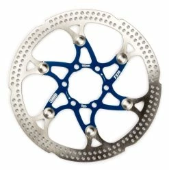 ECykelhjelm.dk Bremseskive Ø160mm FX16 108g 6 Bolte Blå