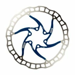 ECykelhjelm.dk Bremseskive Ø160mm LX16 85g 6 Bolte Blå