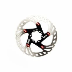 Elvedes Bremseskive Ø160mm RX18 120g 6 Bolte Sort/Rød