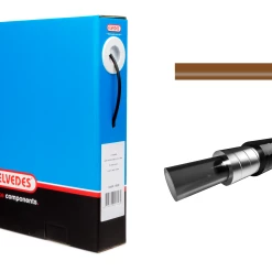 Elvedes Bremsestrømpe Ø5,0mm 10m Brun Inkl. Liner