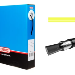 Elvedes Bremsestrømpe Ø5,0mm 10m Neon Gul Inkl. Liner