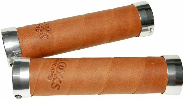 Brooks Slender Grips Aged Cykelhåndtag Honey, 130/130 Mm