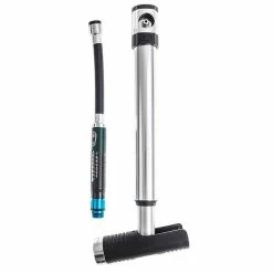 CrankBrothers Minipumpe Klic HP Inkl. Måler I Sølv