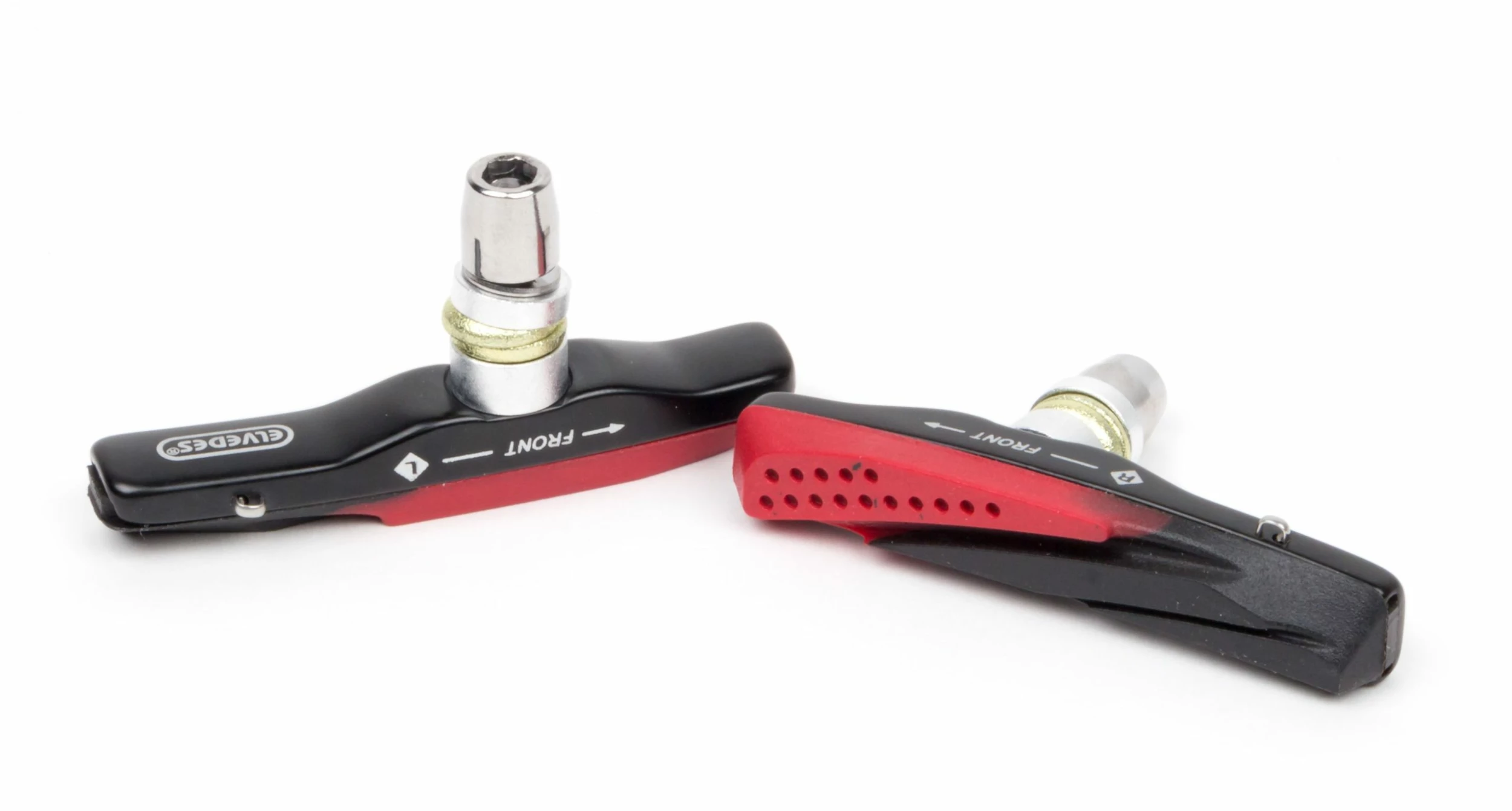 Elvedes Bremsesko V-type 72mm Alu Sort/rød