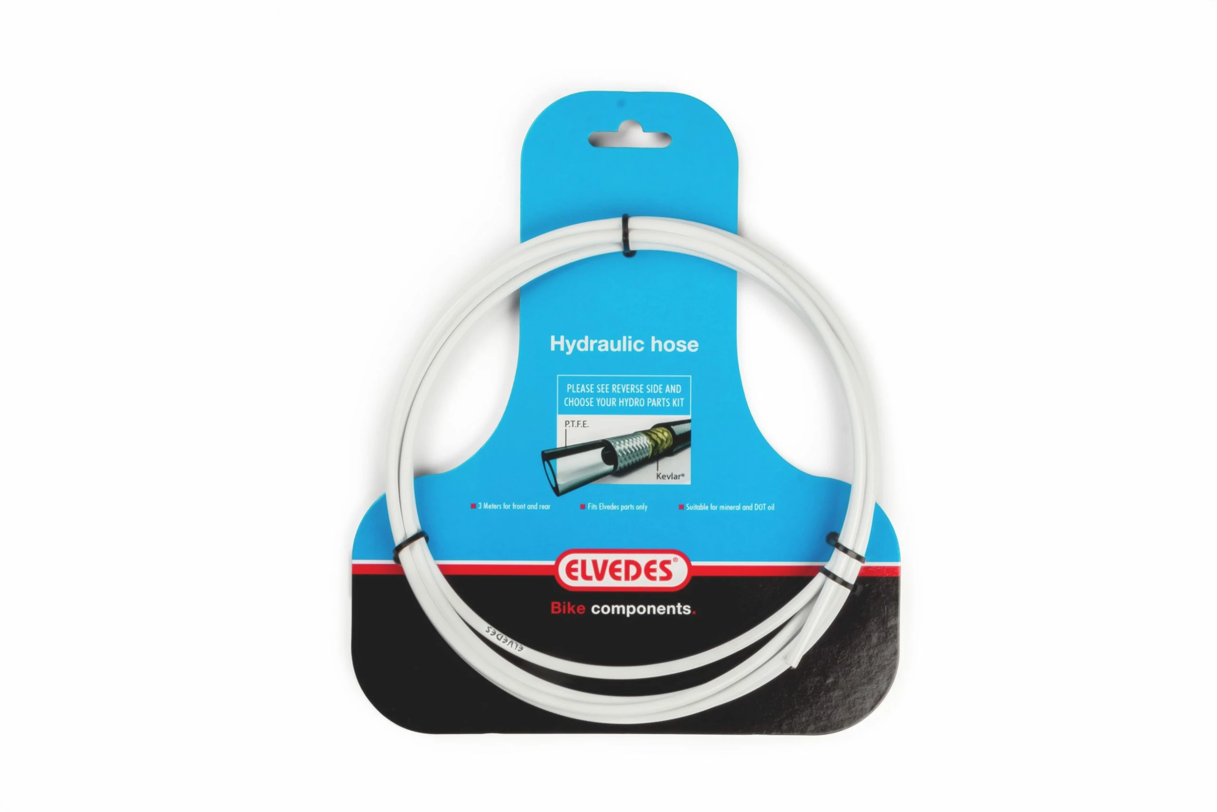 Elvedes Hydra Slange 3m, Hvid