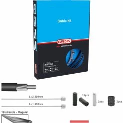 Elvedes Gearkabelkit Race+MTB / ATB, Rød