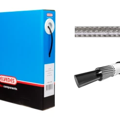 Elvedes Gearstrømpe Ø5mm 10m Titanium Sølv Inkl. Liner