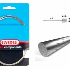 Elvedes Gearwire 1×19 ø1,1/2250mm ø4×4mm Slick